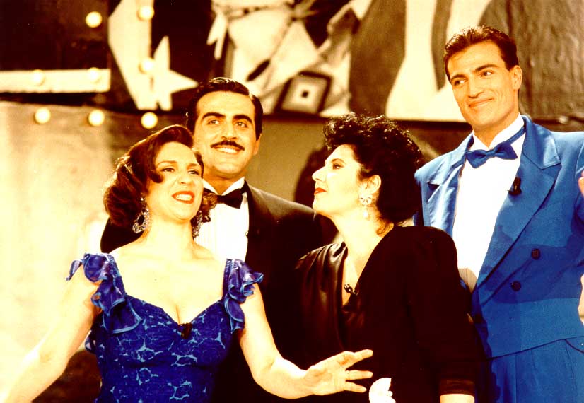 Serata d'onore - 1992 - C.Casini, Antonio Conte, M.Laurito, P.Di Carlo